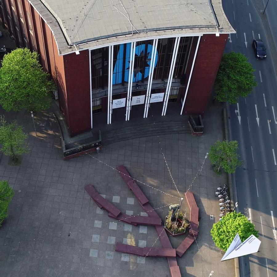 Luftaufnahmen vom Schauspielhaus Bochum mit Drohne Luftaufnahmen vom Schauspielhaus Bochum mit Drohne