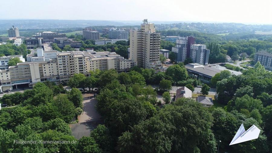 Luftaufnahmen vom Uni-Center Bochum mit Drohne Luftaufnahmen vom Uni-Center Bochum mit Drohne
