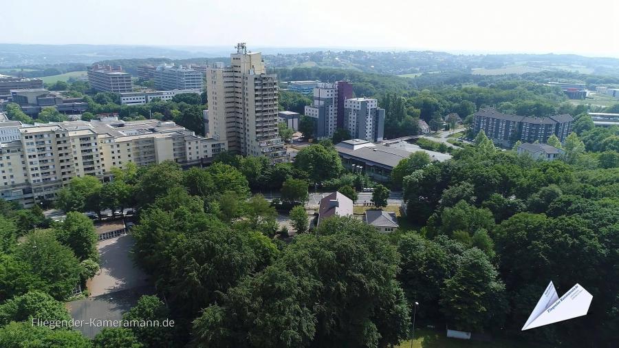 Luftaufnahmen vom Uni-Center Bochum mit Drohne Luftaufnahmen vom Uni-Center Bochum mit Drohne