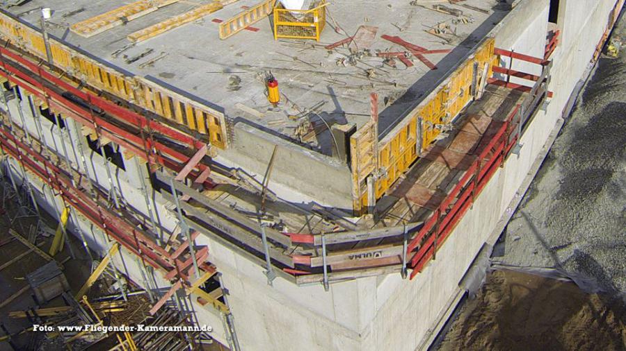Luftbilder / Luftaufnahmen mit Drohne von Baustelle des Musikforum Bochum Luftbilder / Luftaufnahmen mit Drohne von Baustelle des Musikforum Bochum