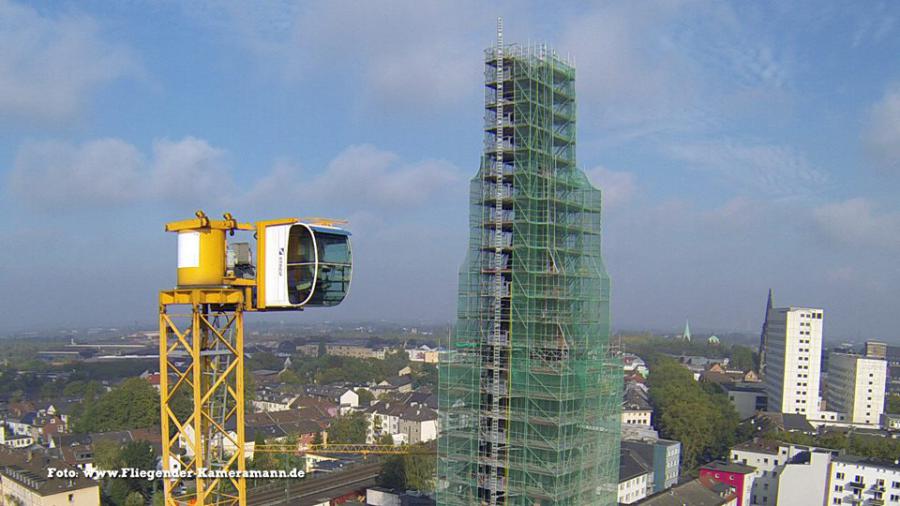 Luftbilder / Luftaufnahmen mit Drohne von Baustelle des Musikforum Bochum Luftbilder / Luftaufnahmen mit Drohne von Baustelle des Musikforum Bochum