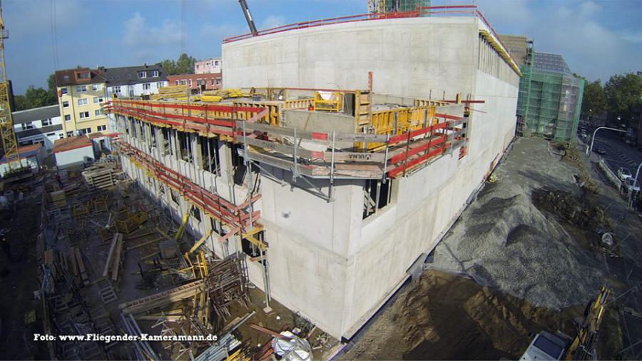 Luftbilder / Luftaufnahmen mit Drohne von Baustelle des Musikforum Bochum Luftbilder / Luftaufnahmen mit Drohne von Baustelle des Musikforum Bochum