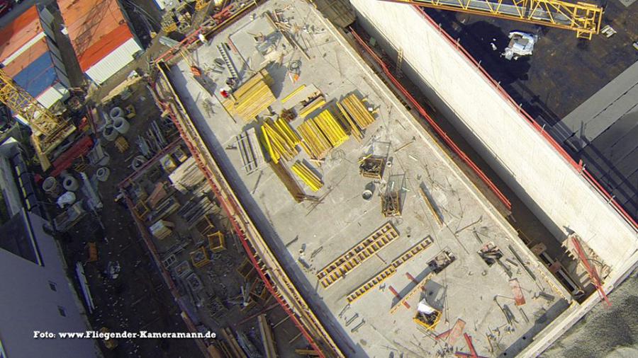 Luftbilder / Luftaufnahmen mit Drohne von Baustelle des Musikforum Bochum Luftbilder / Luftaufnahmen mit Drohne von Baustelle des Musikforum Bochum