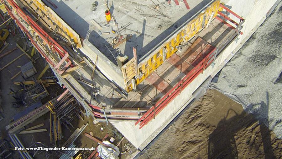 Luftbilder / Luftaufnahmen mit Drohne von Baustelle des Musikforum Bochum Luftbilder / Luftaufnahmen mit Drohne von Baustelle des Musikforum Bochum