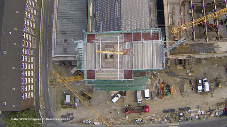 Luftbilder / Luftaufnahmen mit Drohne von Baustelle des Musikforum Bochum Luftbilder / Luftaufnahmen mit Drohne von Baustelle des Musikforum Bochum