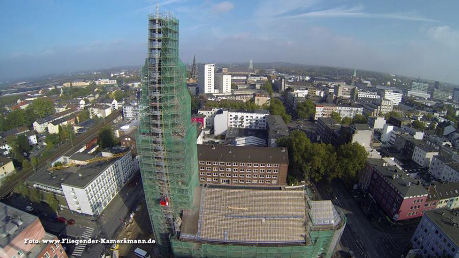 Luftbilder / Luftaufnahmen mit Drohne von Baustelle des Musikforum Bochum Luftbilder / Luftaufnahmen mit Drohne von Baustelle des Musikforum Bochum