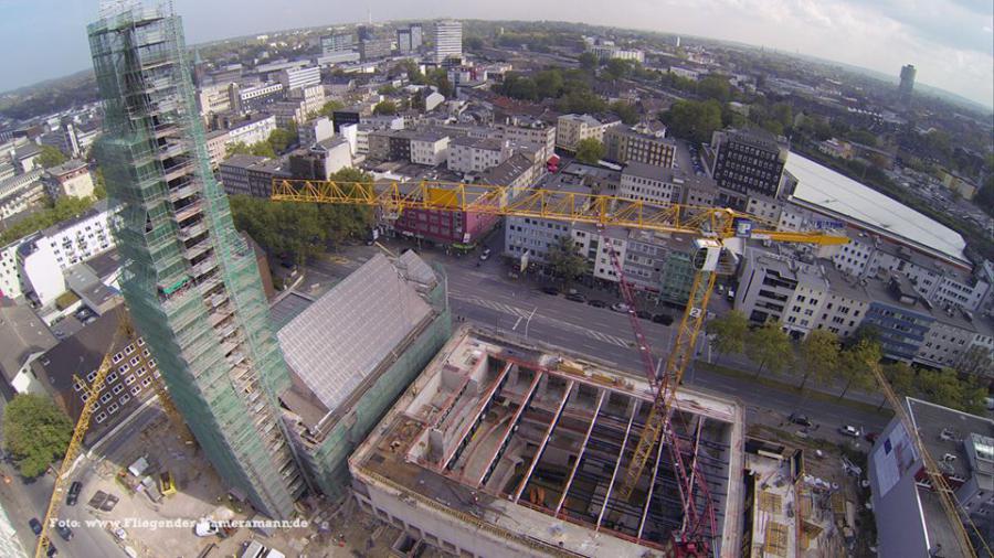 Luftbilder / Luftaufnahmen mit Drohne von Baustelle des Musikforum Bochum Luftbilder / Luftaufnahmen mit Drohne von Baustelle des Musikforum Bochum
