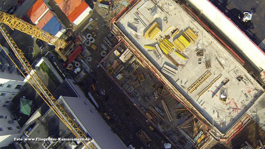 Luftbilder / Luftaufnahmen mit Drohne von Baustelle des Musikforum Bochum Luftbilder / Luftaufnahmen mit Drohne von Baustelle des Musikforum Bochum